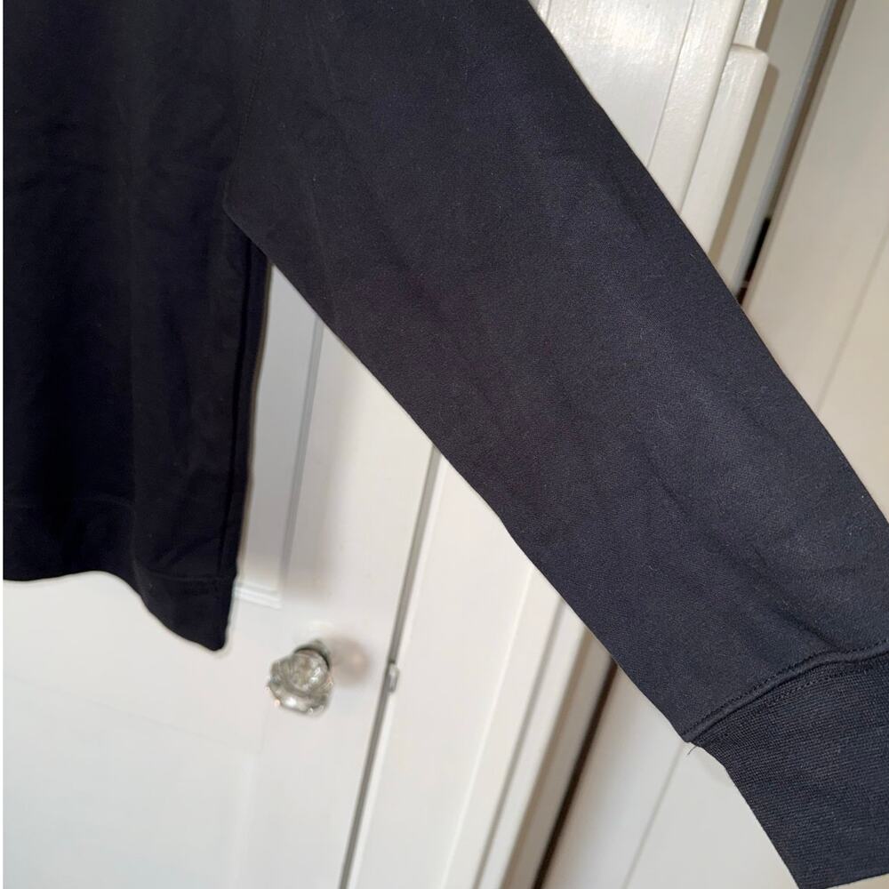 New Fabletics Alina Go-To Crewneck Sweatshirt Black size S - Picture 3 of 6